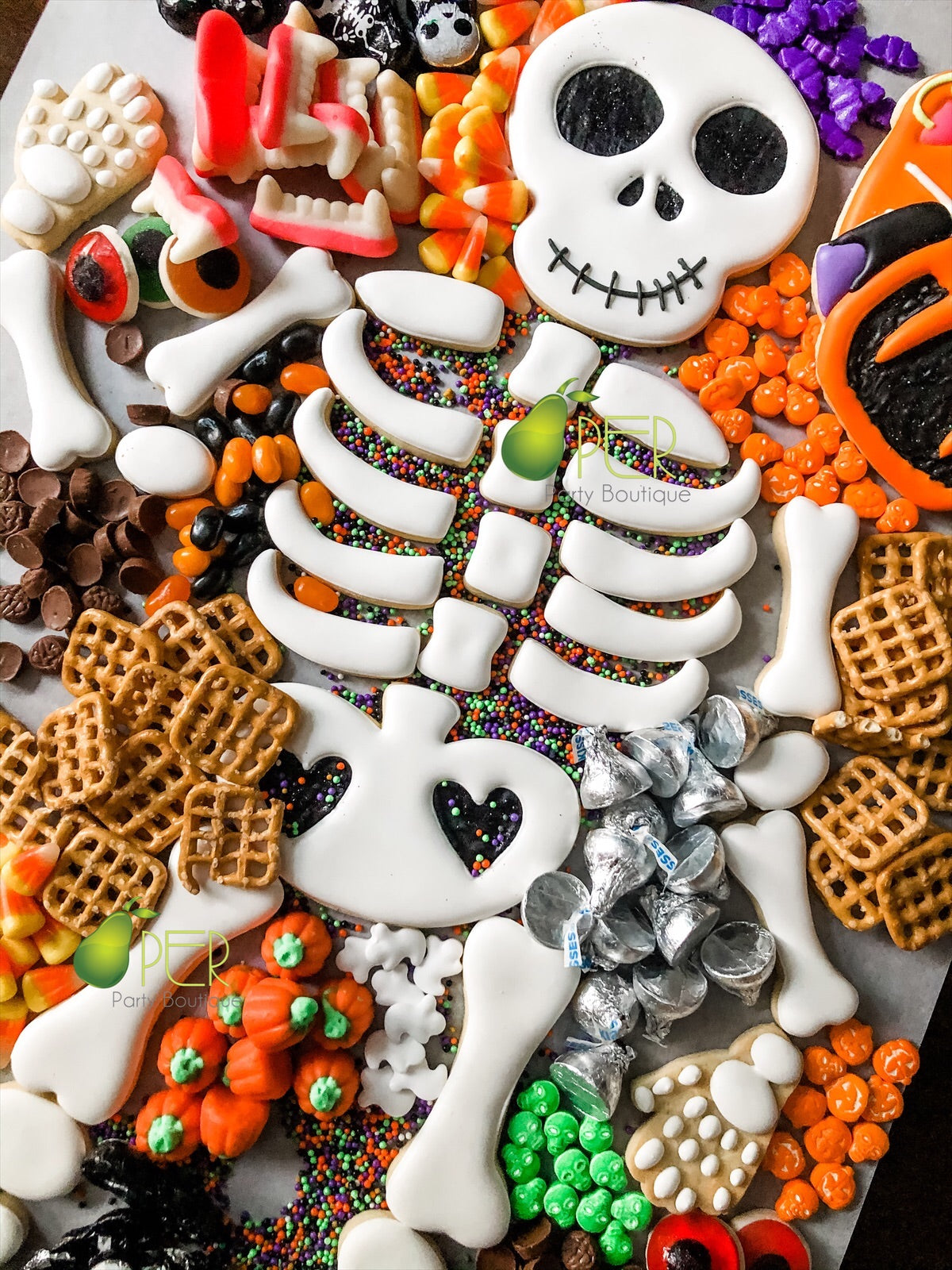 Large Skeleton Cookie | Halloween Preorder Ships Oct 20-23