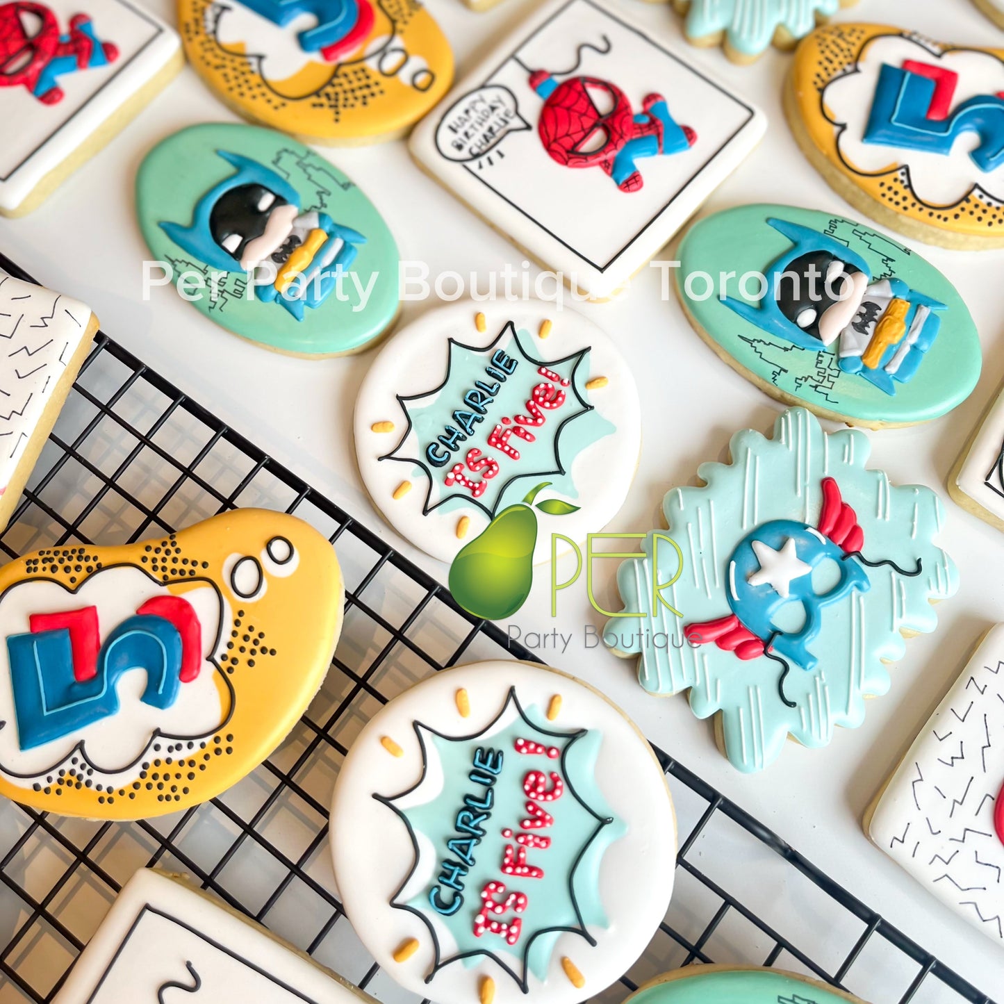 POW! Superhero Comic Book Cookies | Personalized | 1 Dozen