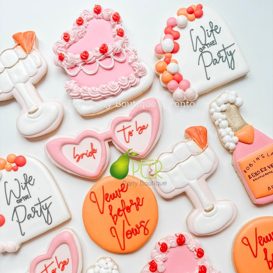 Veuve Before Vows Bachelorette Cookies | 1 Dozen