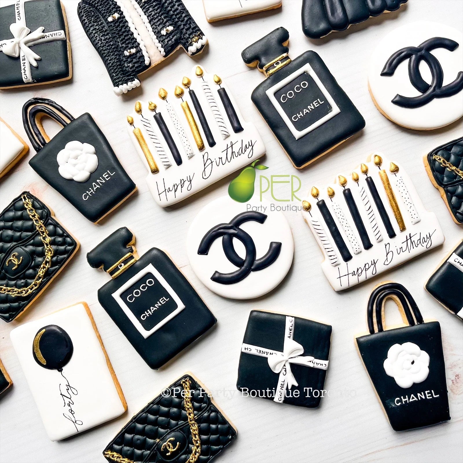 Fashion Birthday Cookies