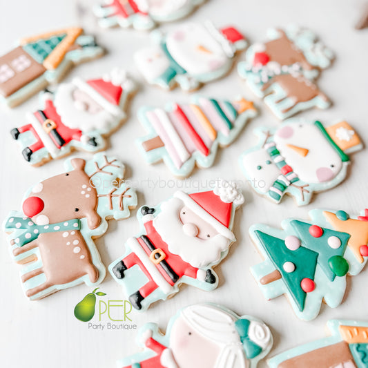 Santa Cookie Gift Set - 12 Cookies