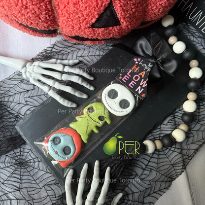 Nightmare Before Christmas Inspired Mini Cookie Gift Bag | Halloween Treat | Jack, Sally & Oogie Boogie |Preorder**