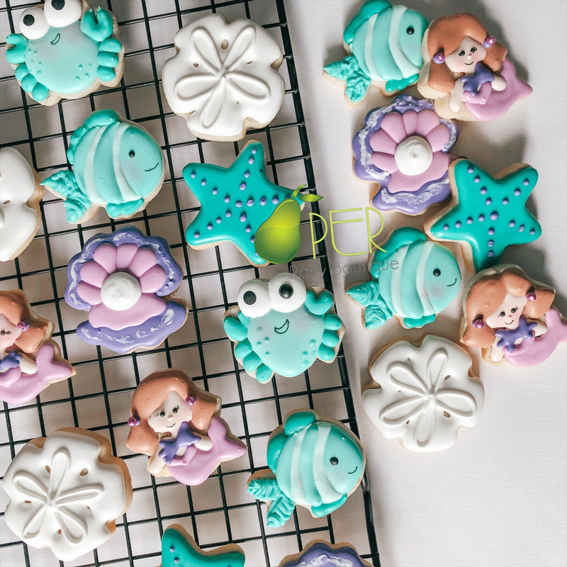 Mermaid Mini Cookies | 1 Dozen