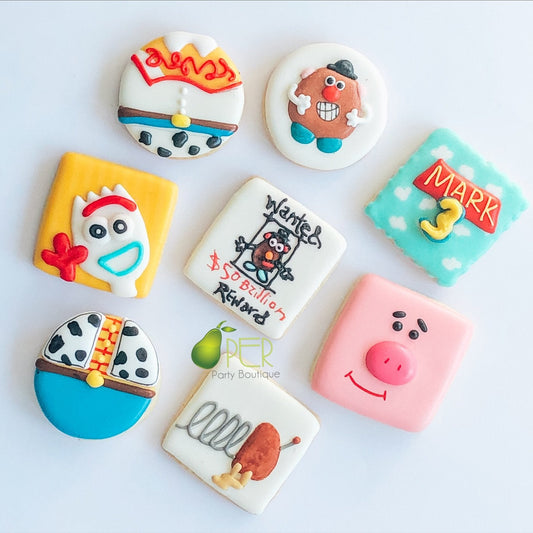 Toy-Inspired Space Birthday Mini Cookies | 1 Dozen